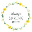 얼웨이즈 스프링 케이크_생화케이크